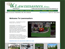 Tablet Screenshot of lawnmastersinc.net